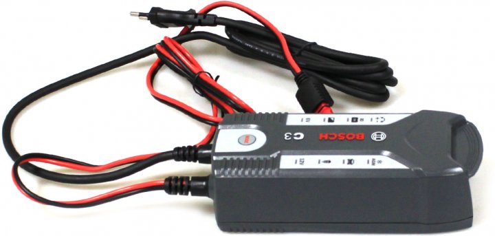 Зарядний пристрій Bosch C3, 6-12V, 14-120 A/год (018999903M) - Зображення 3