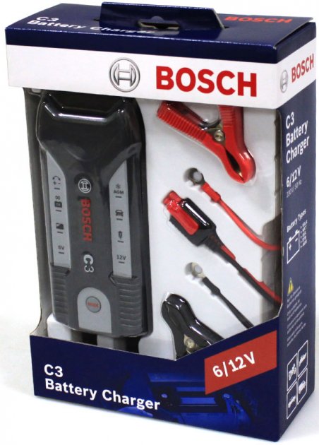 Зарядний пристрій Bosch C3, 6-12V, 14-120 A/год (018999903M)
