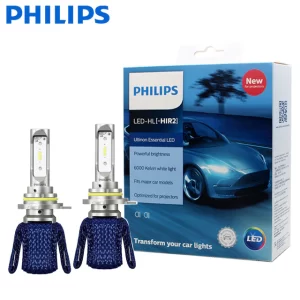 Лампи Philips LED HIR2 Ultinon Essential LED для автомобілів 6000K (2 шт.)
