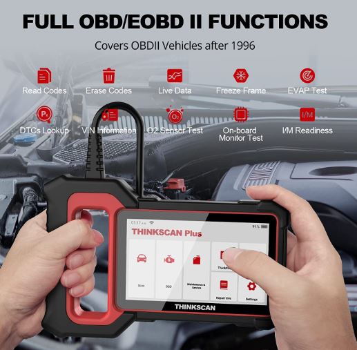 Сканер THINKCAR Thinkscan Plus S4 - Зображення 2