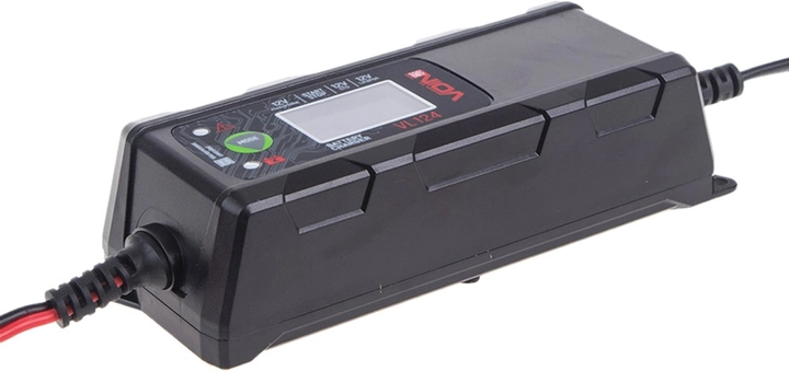 Зарядний пристрій VOIN VL-124 12V/4A/3-120AHR/LCD/Імпульсний (VL-124) - Зображення 2