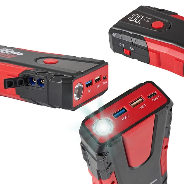 Пусковий пристрій Alligator Jump Starter 400A/800A 16000mAh JS840 - Зображення 4