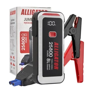 Пусковий пристрій Alligator Jump Starter 1500A/2500A 25800mAh зі Smart-клемами JS847