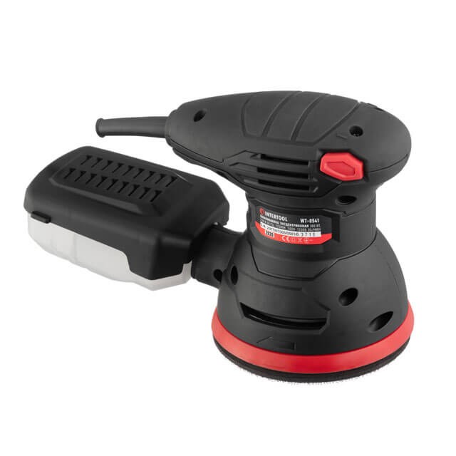 Шліфмашина ексцентрикова 125 мм, 300 Вт, 5000-12000 об/хв INTERTOOL WT-0541 - Зображення 4