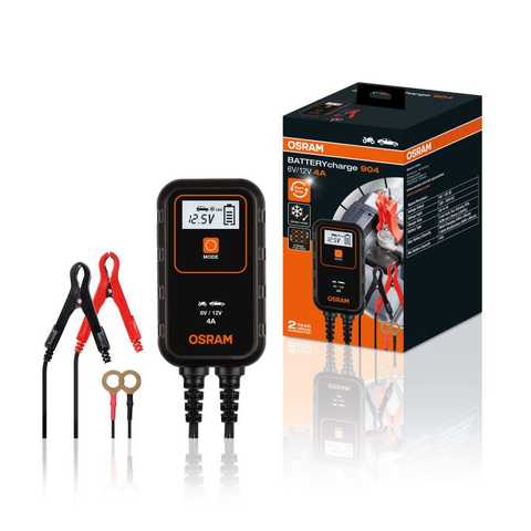 Зарядний пристрій для акумулятора Osram 4A OEBCS904