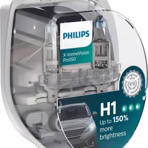 Автолампи Philips H1 X-tremeVision Pro150 + 150% 2 шт. (12258XVPS2)
