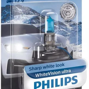Галогенні лампи PHILIPS WhiteVision H3 12V 55W (3900K)