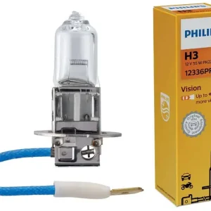 Галогенові лампи Philips Vision +30% H3 55W 3200K (1шт)