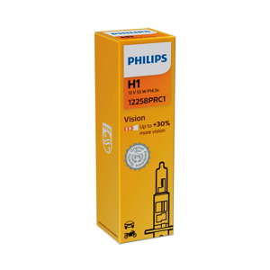 Галогенові лампи Philips Vision +30% H1 55W 3200K (1шт)