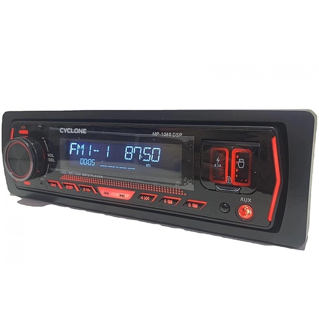 Автомагнітола 1DIN Cyclone MP-1088 DSP Mp3 BT - Зображення 7