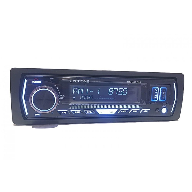 Автомагнітола 1DIN Cyclone MP-1088 DSP Mp3 BT - Зображення 9