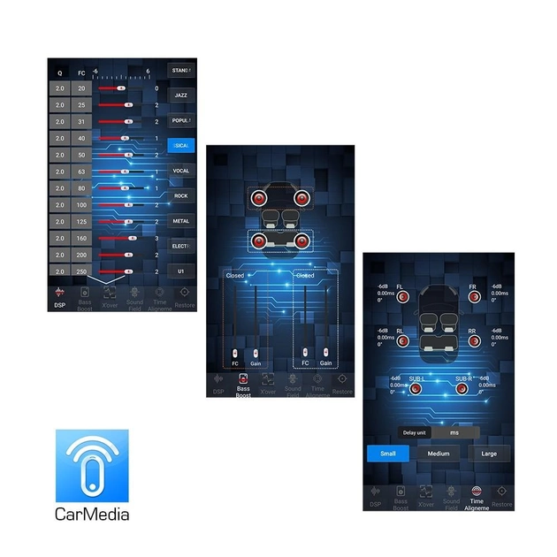 Автомагнітола 1DIN Cyclone MP-1088 DSP Mp3 BT - Зображення 10