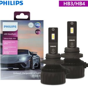 Автомобільні світлодіодні лампи з цоколем HB3/HB4 PHILIPS LED 50W 12-24V