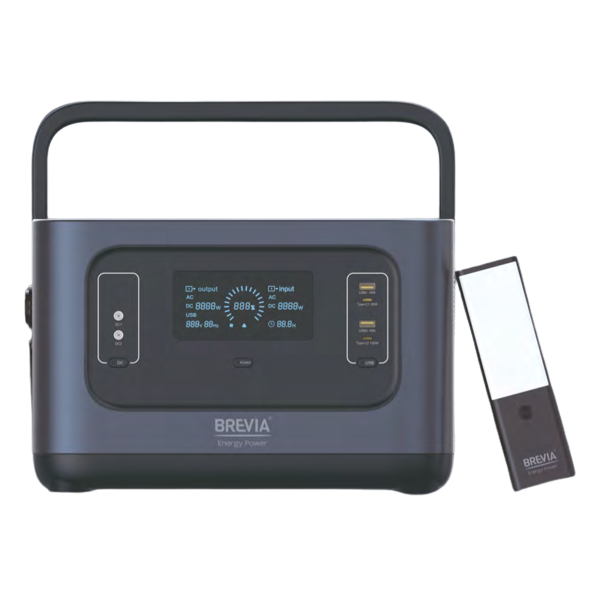 Зарядна станція 1000Вт Brevia ePower1000 для ноутбука, холодильника, телевізора (41000EP) - Зображення 2