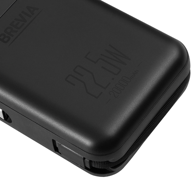 Універсальна мобільна батарея Brevia 20000mAh 22.5W Type-C+Lightning Cable, Li-Pol, LCD - Зображення 6