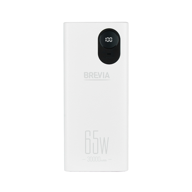 Універсальна мобільна батарея Brevia 30000mAh 65W Li-Pol, LCD - Зображення 2