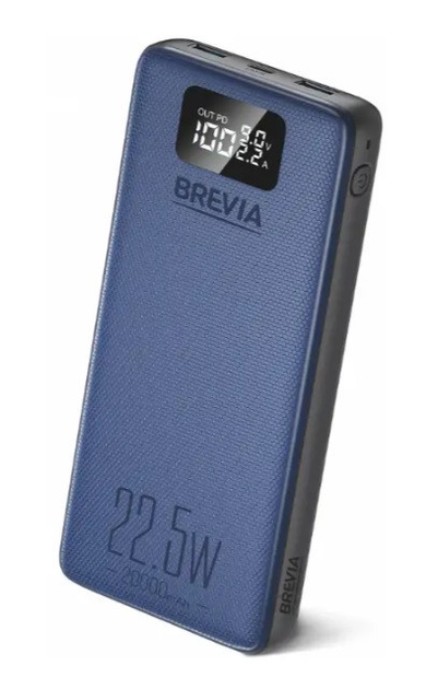 Універсальна мобільна батарея BREVIA 20000mAh 22.5W Li-Pol LCD
