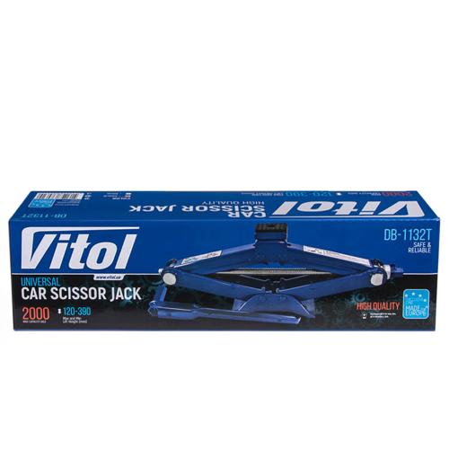 Домкрат гвинтовий 2т. Vitol висота підйому 390мм. 3,2кг (DB-1132T/ST-113) - Зображення 5