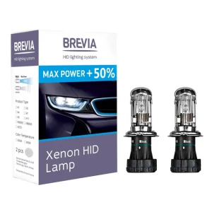 Ксенонові лампи BREVIA H4 4300K Max Power +50% (12440MP)