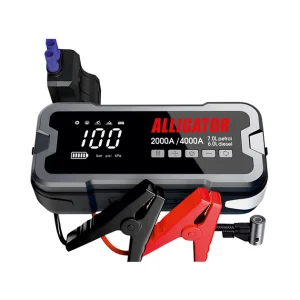 Пусковий пристрій Alligator Jump Starter 2000A/4000A 24000mAh з компресором 10Bar JS850