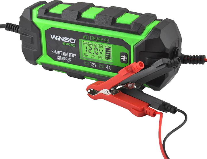 Зарядний пристрій АКБ Winso Pro LCD 4 A 12 В 4-120 А/год - Зображення 2