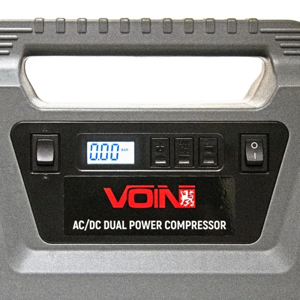Компресор VOIN VC-220 12V, 220V 150psi 10А 25л Автостоп - Зображення 7