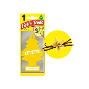 Ароматизатор в автомобіль Wunder Baum Little Trees Ваніль Vanilla Освіжувач повітря Ялинка Сухий Листочок 5г