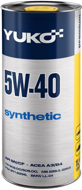 Моторна олива Yuko Synthetic 5W-40 1 л (4820070241150)