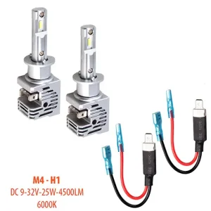 Лампи PULSO M6-Н1 LED-chips 7535/9-18v/2x28w/6000Lm/6500K