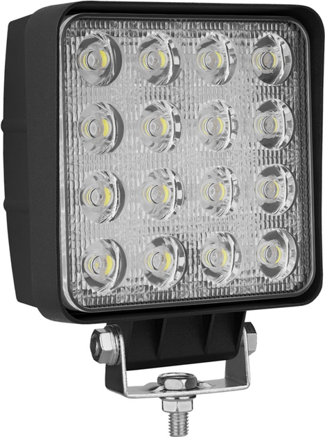 Фара світлодіодна Brevia 10-30V, 48W (16x3W), 3520Lm, EPISTAR WHITE, SPOT 1 шт (10652QSX1) - Зображення 3