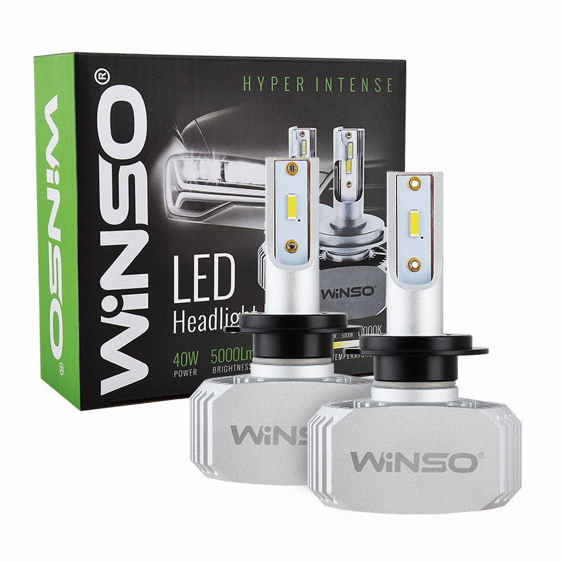 Автолампа Winso LED light head LED H7 12/24V
