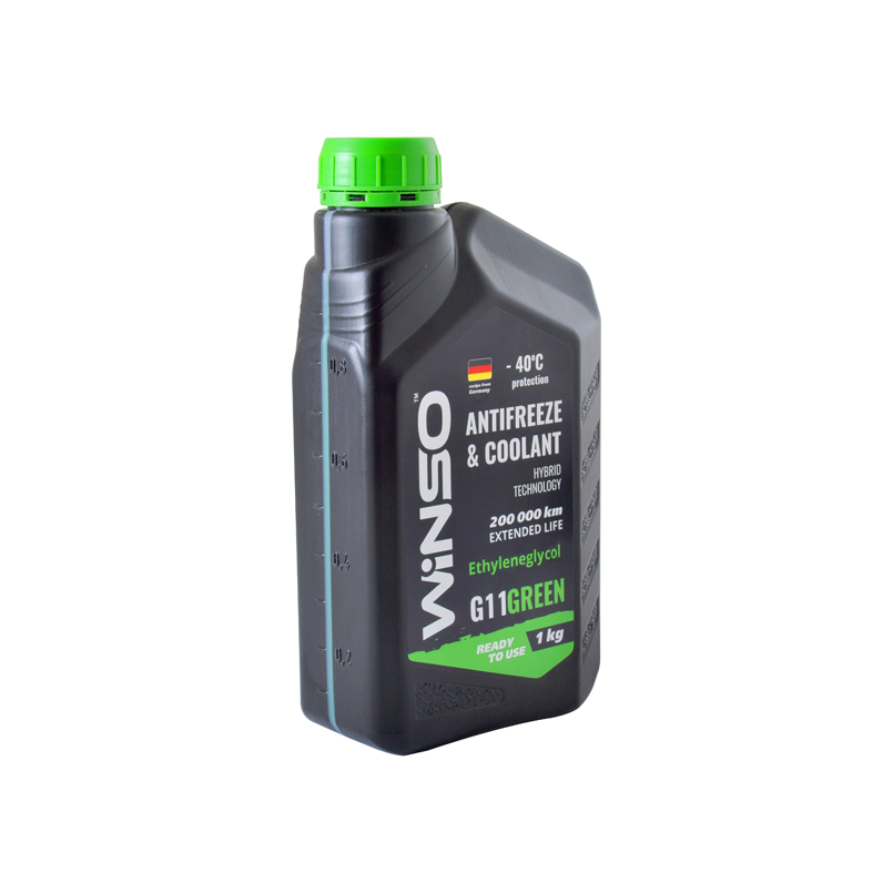 Антифриз ANTIFREEZE & COOLANT WINSO GREEN G11 1кг - Зображення 2
