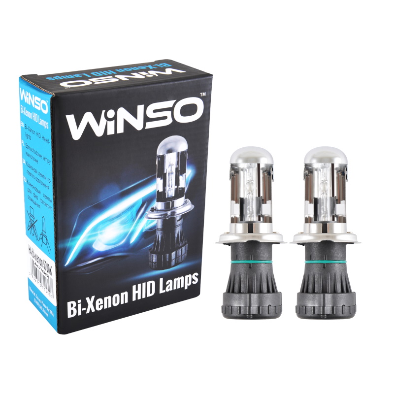 Біксенонова лампа Winso H4 bi-xenon 5000K, 85V, 35W P43t-38 KET, 2 шт.