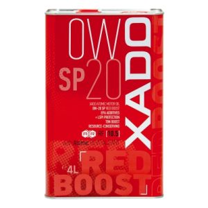 Моторна олива XADO Atomic Oil 0W-20 SP RED BOOST синтетична 4л.
