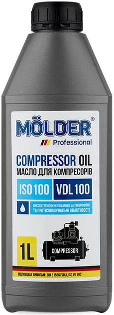 Компресорна олива Molder Compressor Oil Vdl 100 1 л (MA01100)