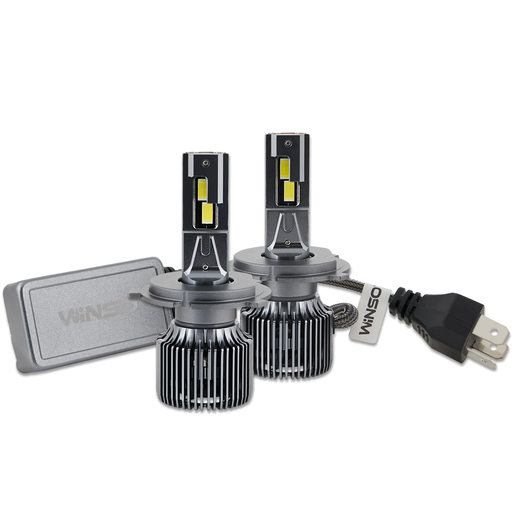 Автолампа Winso LED H4 12/24V, 130Вт, 11000Лм, 6500K, CSP3570 - Зображення 3