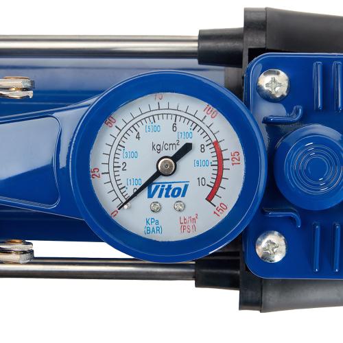 Компресор "ViTOL" K-74 150psi/15Amp /85л/2 циліндра /шланг 3,0м/прикур. +перехідник - Зображення 5