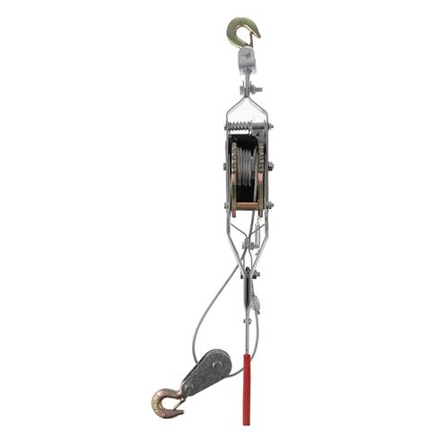 INTERTOOL GT1444 Лебідка важільна, тягове зусилля 4 т, трос 2,50 м × 5,5 мм, робоча довжина троса 1,2 м - Зображення 3