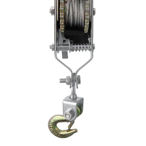 INTERTOOL GT1444 Лебідка важільна, тягове зусилля 4 т, трос 2,50 м × 5,5 мм, робоча довжина троса 1,2 м - Зображення 5