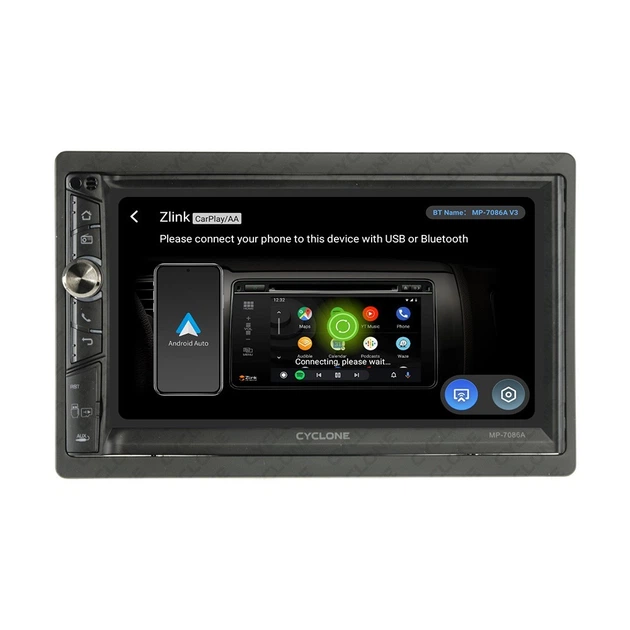 Автомагнітола 2DIN Cyclone MP-7086A V3 - Зображення 3