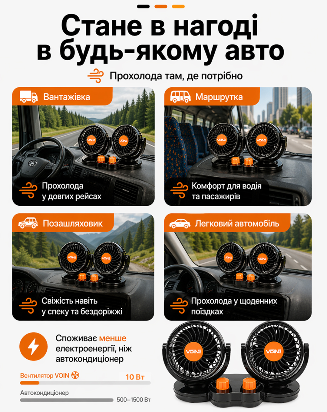 Вентилятор HX-T308 4" 24V 10W подвійний дві швидкості - Зображення 6