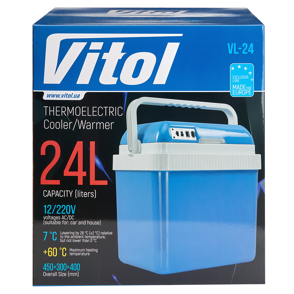 Холодильник термоелектричний 24 л. VL-24 12V/220V - Зображення 3