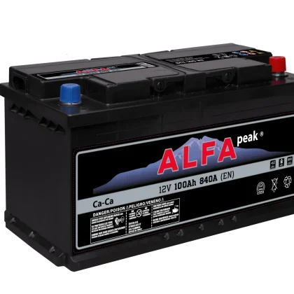 Акумулятор ALFA 100Ah 840A (- +)